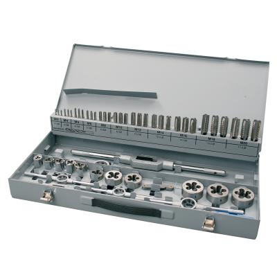 Gängskärverktyg i sats M3-M20 HSS Metrisk (54 delar)